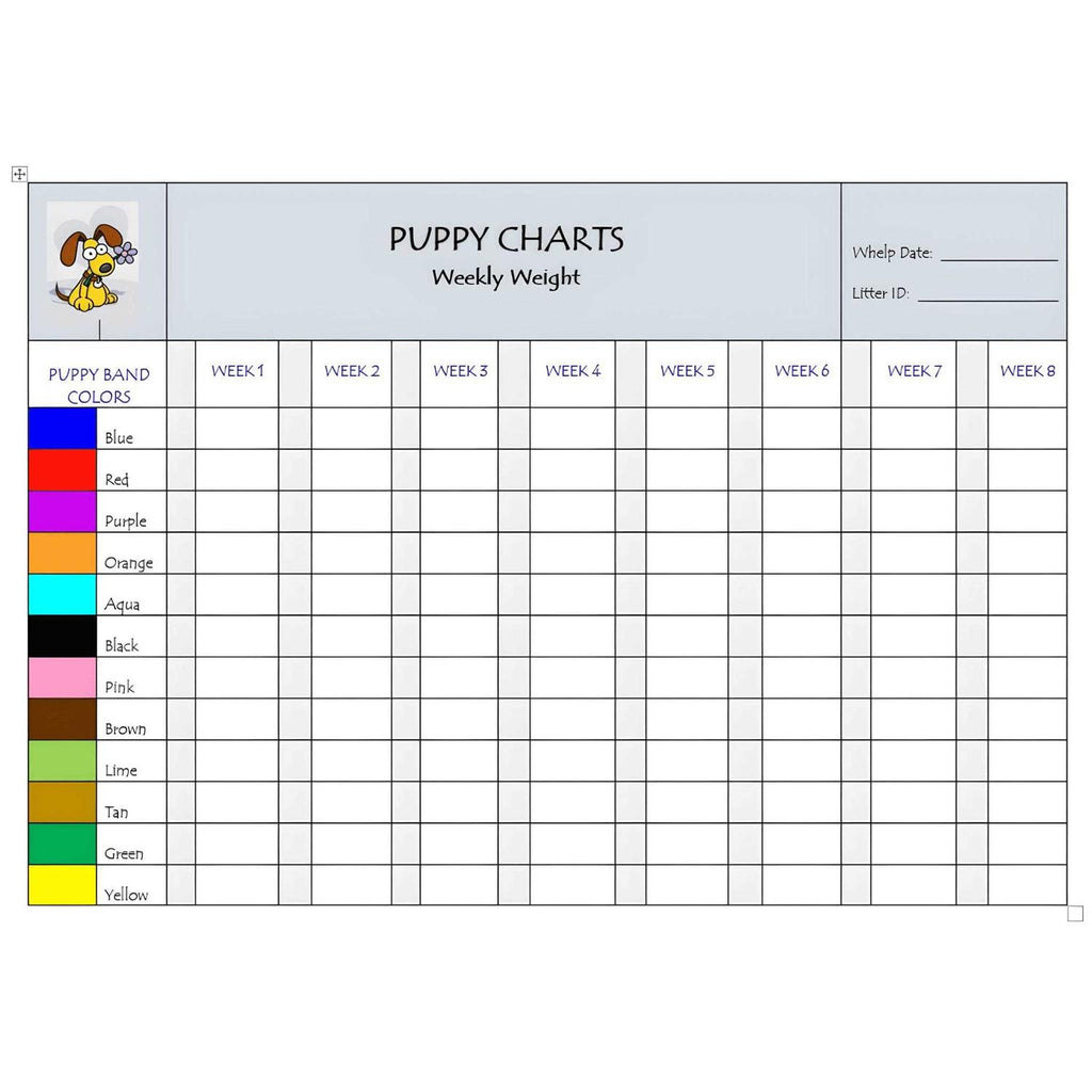 Breeder Record Keeping Charts R268421