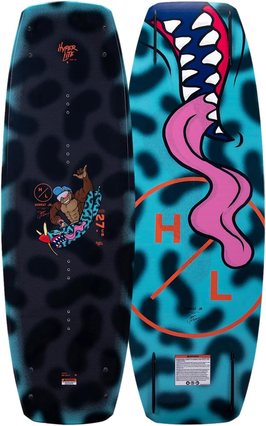 Kids Wakeboard 127cm Black/Aqua T633936