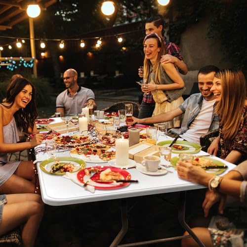 8 Foot Folding Plastic Banquet Table Z6847