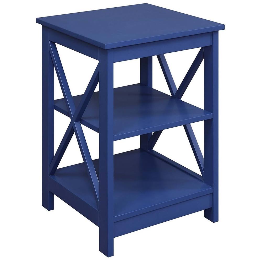 Cobalt Blue X-Base End Table C8747