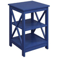 Cobalt Blue X-Base End Table C8747