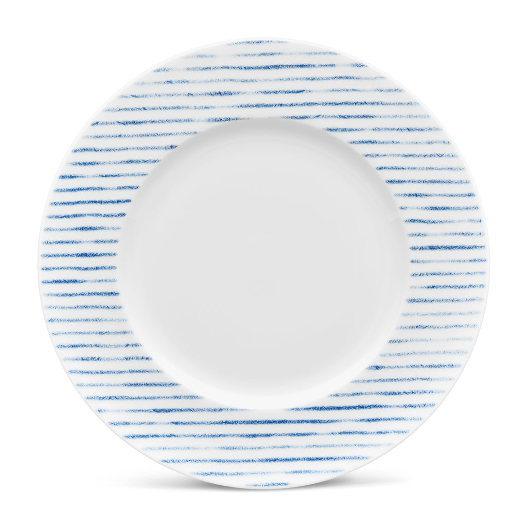 Set of 4 Blue Salad Plates E65828