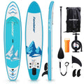 10' Inflatable Stand Up Paddle Board with Adjustable Paddle, Pump & Carrying Backpack B769648