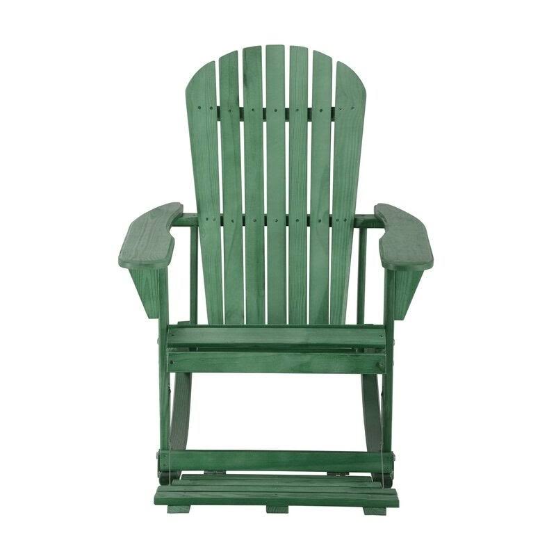 White 3 Piece Patio Adirondack Rocker Set Y134
