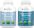 Magnesium Malate 400mg + Magnesium Glycinate 400mg 270 + 270 Vegetarian Tablets T49178