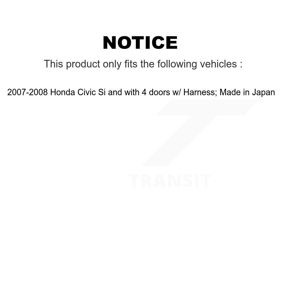 Front Wheel Bearing and ABS Sensor Kit for 2007-2008 Honda Civic Si K543