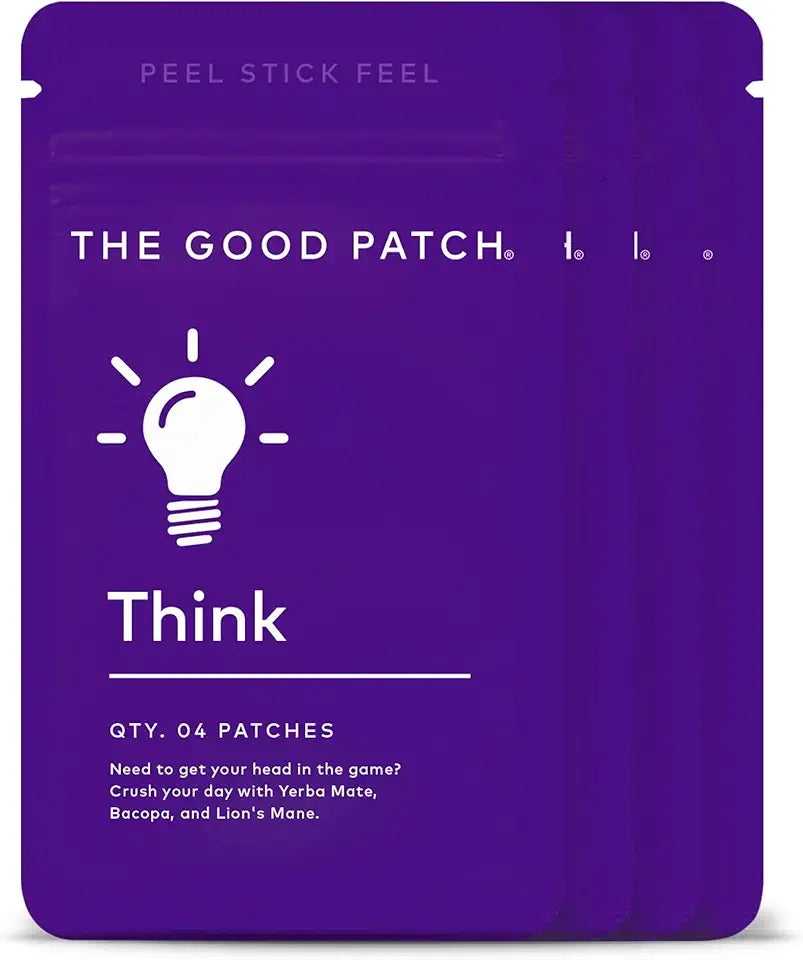 Caffeine Yerba Mate Bacopa Lion's Mane Patches 16 Total Patches V206