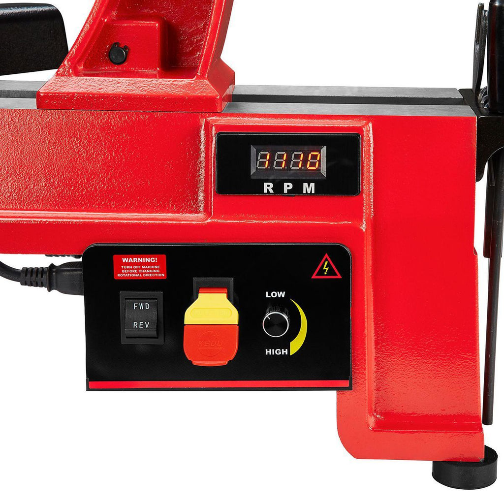 14 in. x 20 in. Electronic Variable-Speed Wood Midi Lathe E620