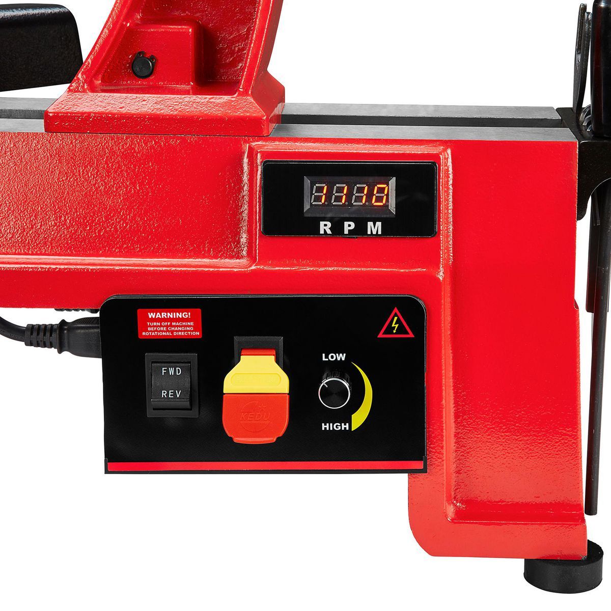 14 in. x 20 in. Electronic Variable-Speed Wood Midi Lathe E620