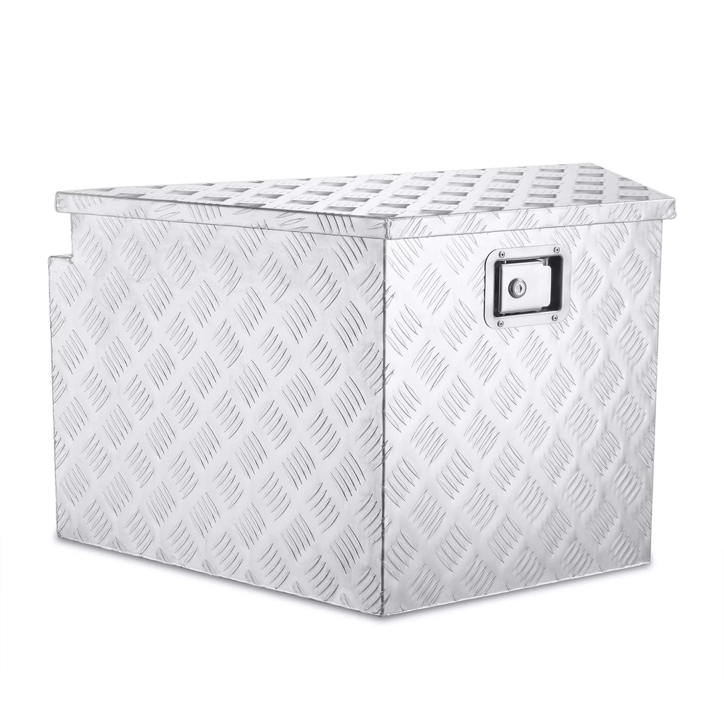 Aluminum Tongue Storage Tool Box D9623
