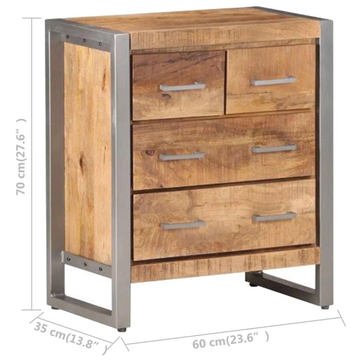 Rough Mango Wood Sideboard A29316