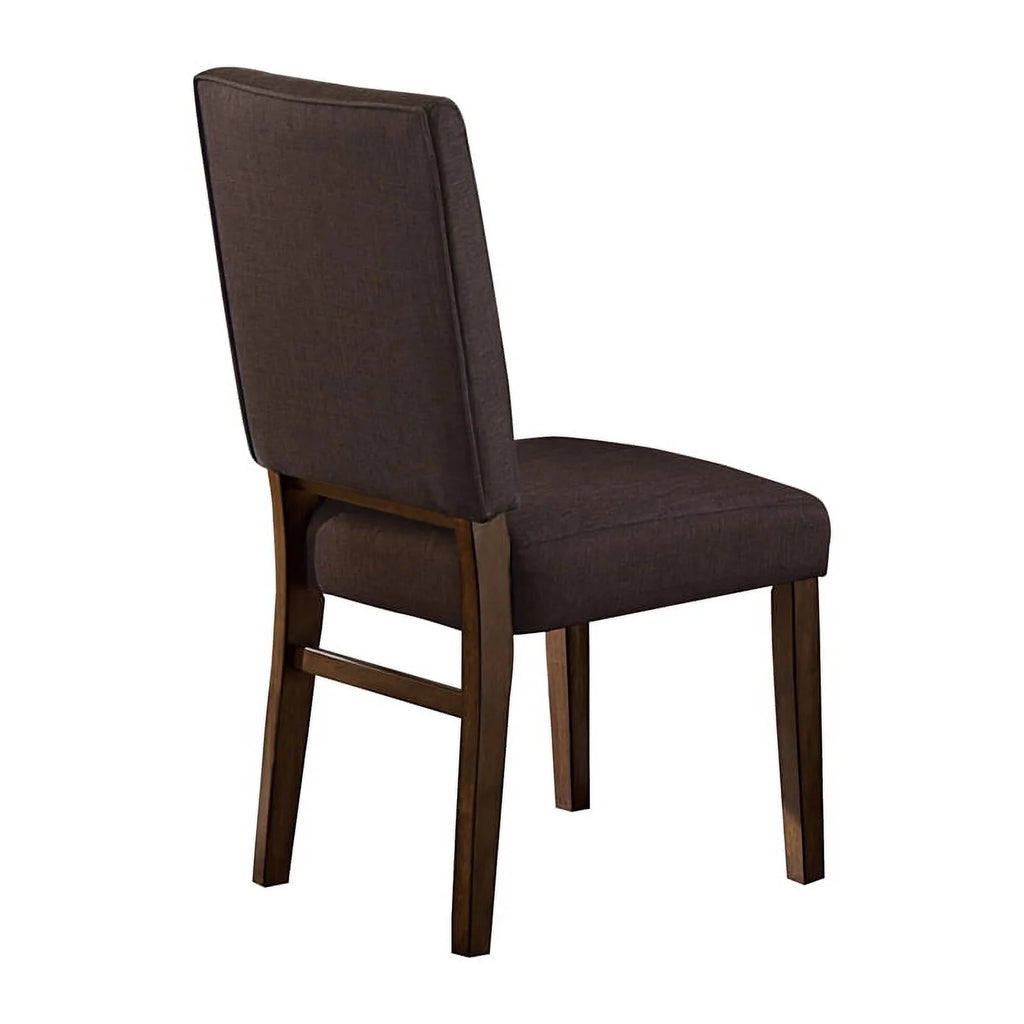 Faux Leather Counter Stool in Brown (Set of 2) P25118