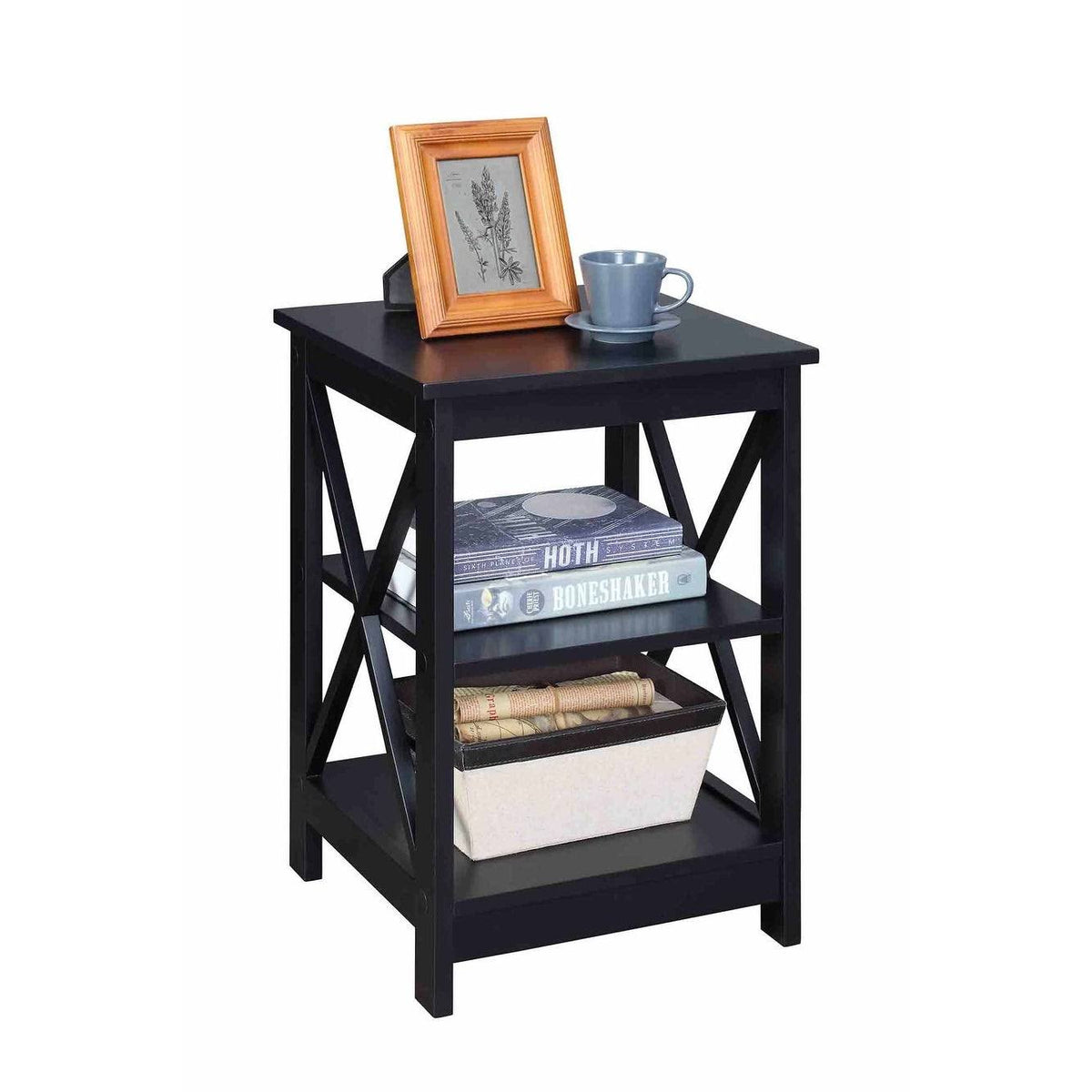 Cobalt Blue X-Base End Table C8747