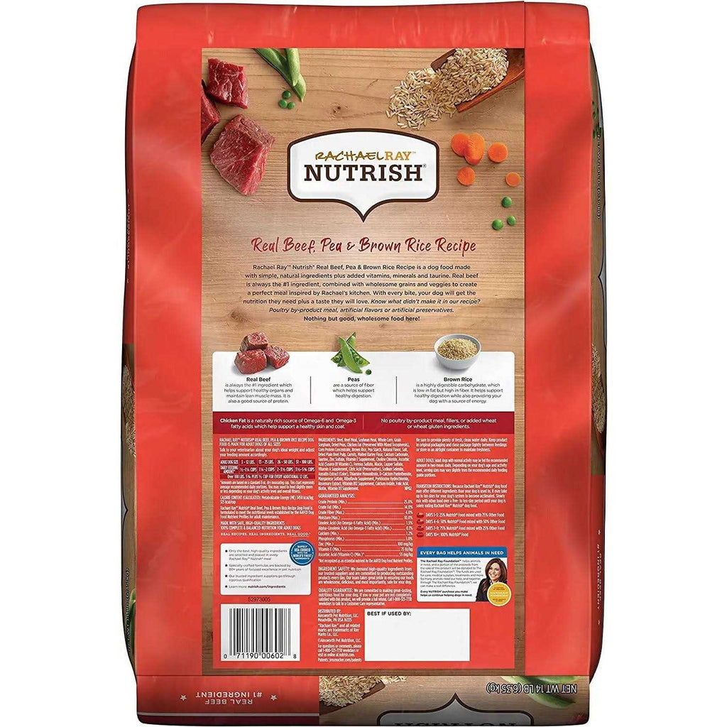 Real Beef Pea & Brown Rice Dry Dog Food K4537
