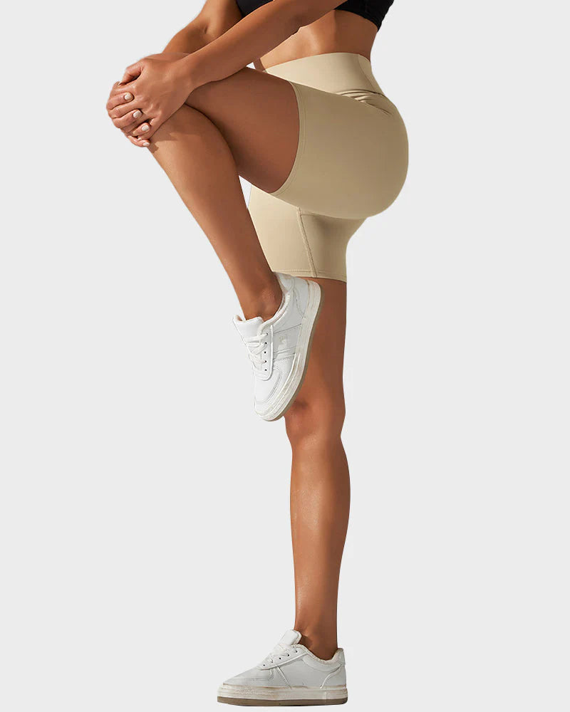 High-Waist Mesh Boyshorts H233269
