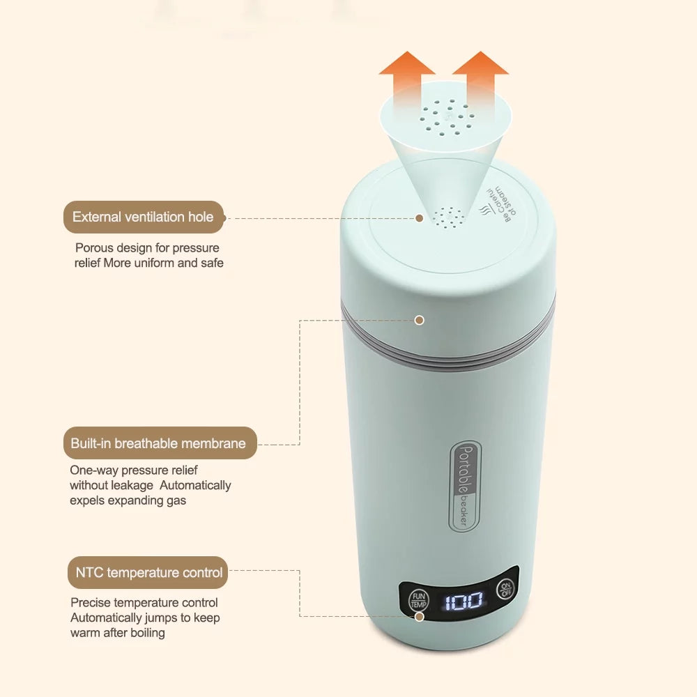 Portable 350ml Stainless Steel Electric Kettle Y178128