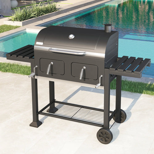 34-inch Portable Charcoal BBQ Grill S3718
