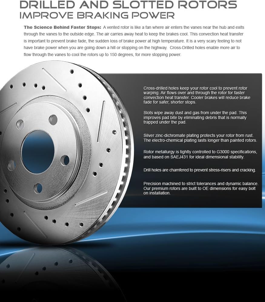 Front 297mm 6 Lug 2 Rotors Q498306