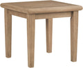 Eucalyptus Wood Square End Table L8110