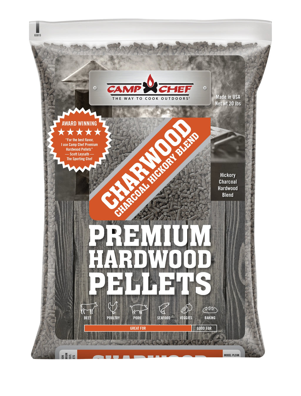 Charcoal Hickory Pellet Blend I1366