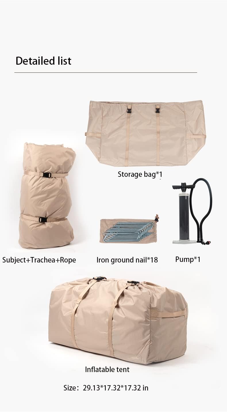 4-5 Person Inflatable Waterproof Oxford Tent with Mosquito Screen A5873