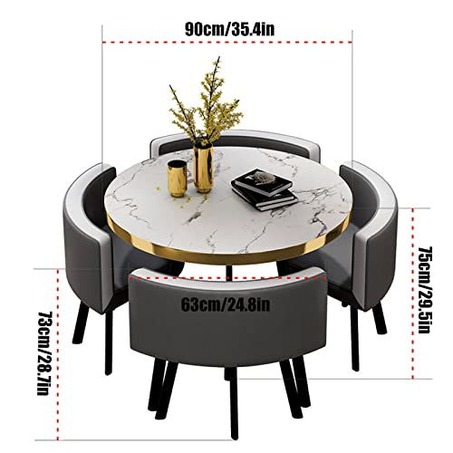 1 Table 4 Chairs Dining Table Set I152