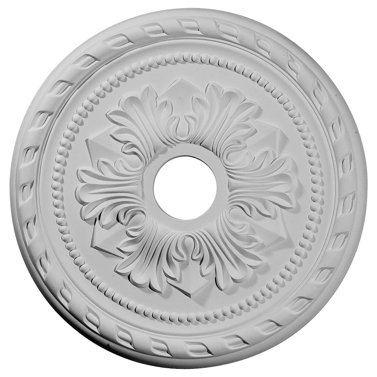 Hand-Painted Black Pearl Ceiling Medallion P781739