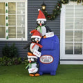 Penguins Mailbox Christmas Inflatable C220699