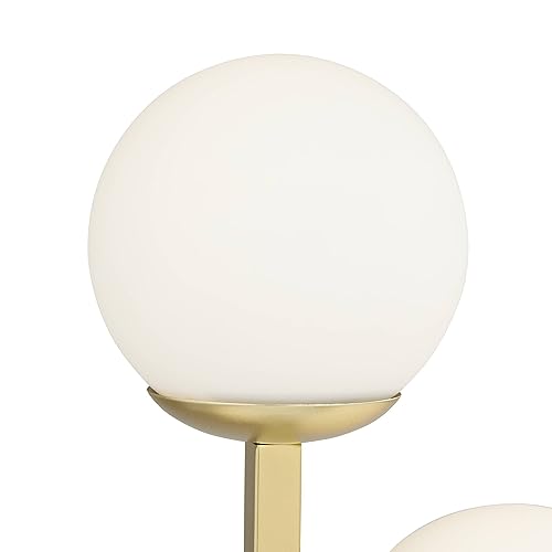 30" Tall Gold Marble Metal 3-Light Table Lamp E252493