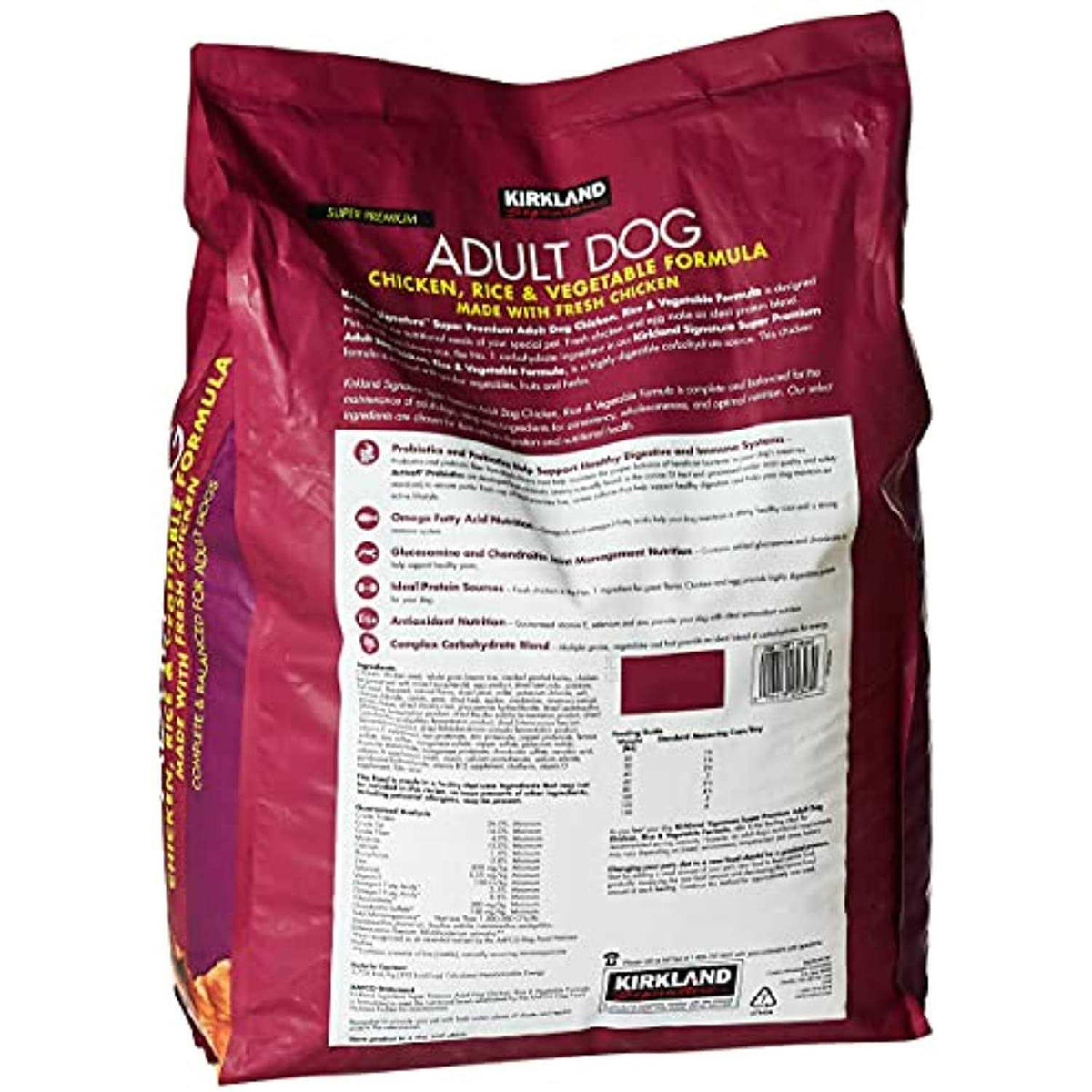 Adult Formula Chicken Rice and Vegetable Dog Food A5061