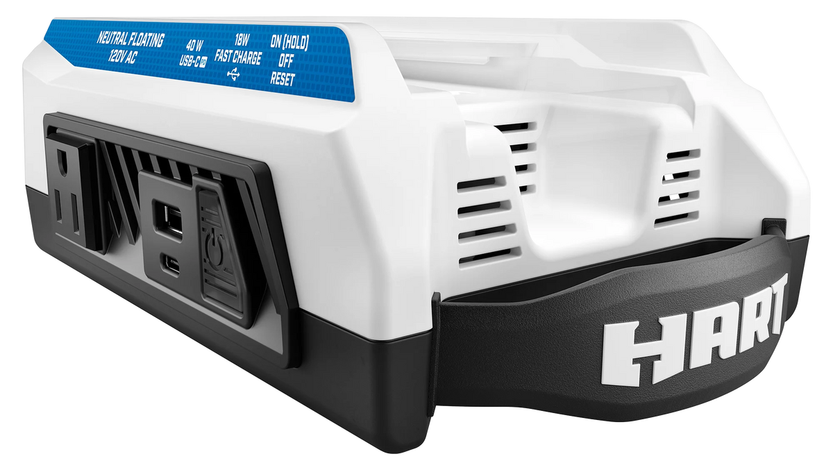 300 Watt Battery Powered Power Source with LED Light and Carry Handle F14650