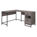 L-Shape Desk with Power and Storage G633