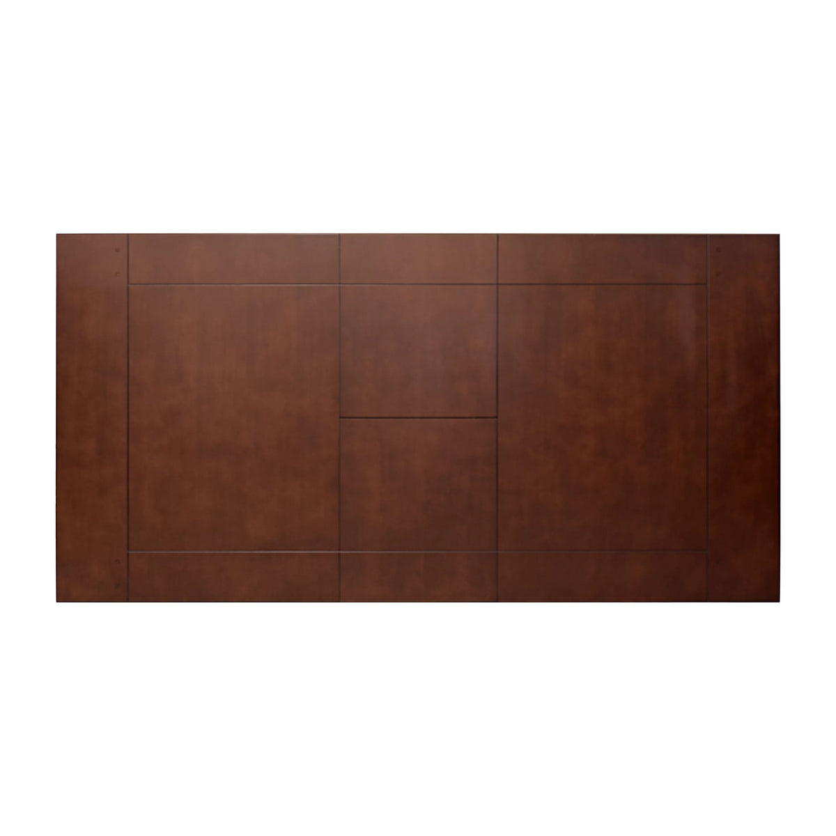 Dark Oak Rectangular Wooden Dining Table with Extension Leaf T8319