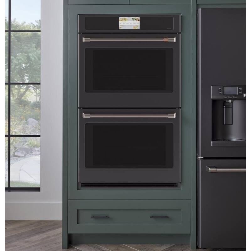 30 in. Double Electric Wall Oven with Convection Self-Cleaning Matte Black M7486