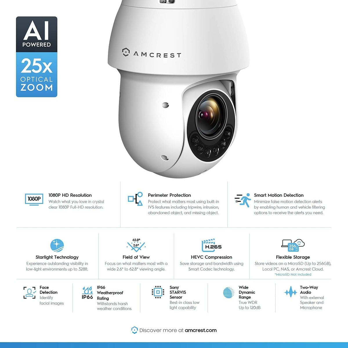 2MP Outdoor PTZ POE IP Camera Security Speed Dome E2771