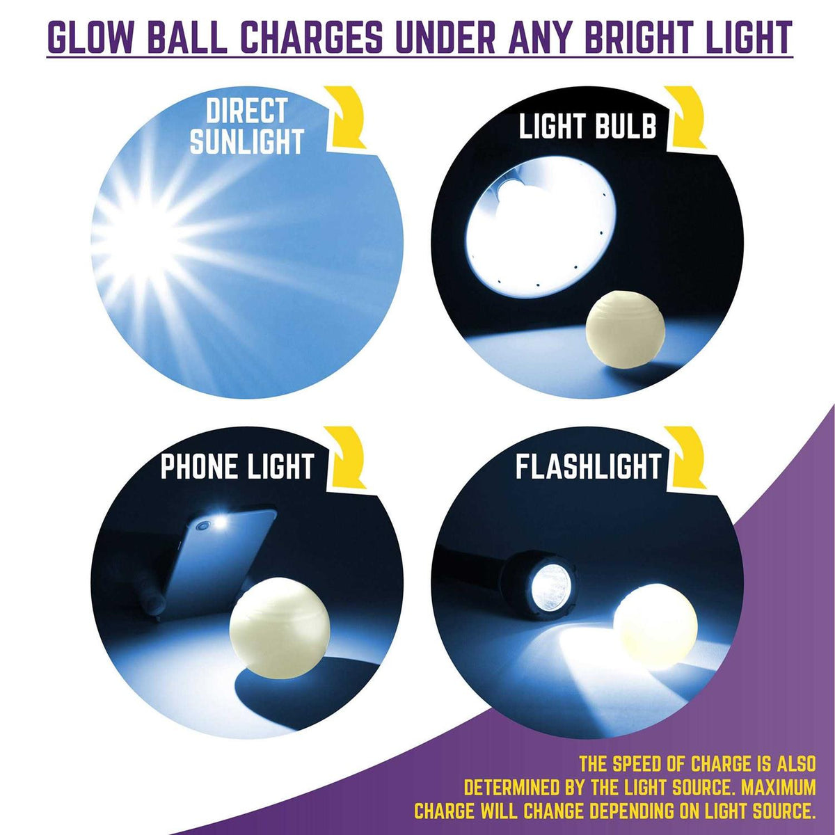 Glow Ball Dog Toys N488