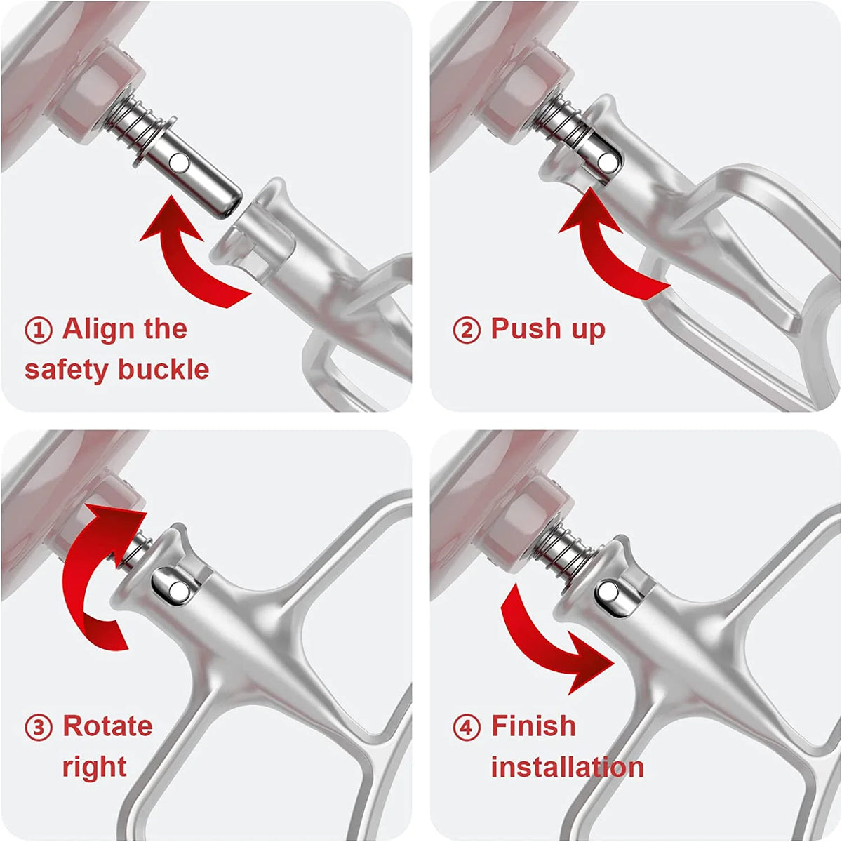 Stainless Steel Beater Blade for 4.5-5 Quart Bowl E532006