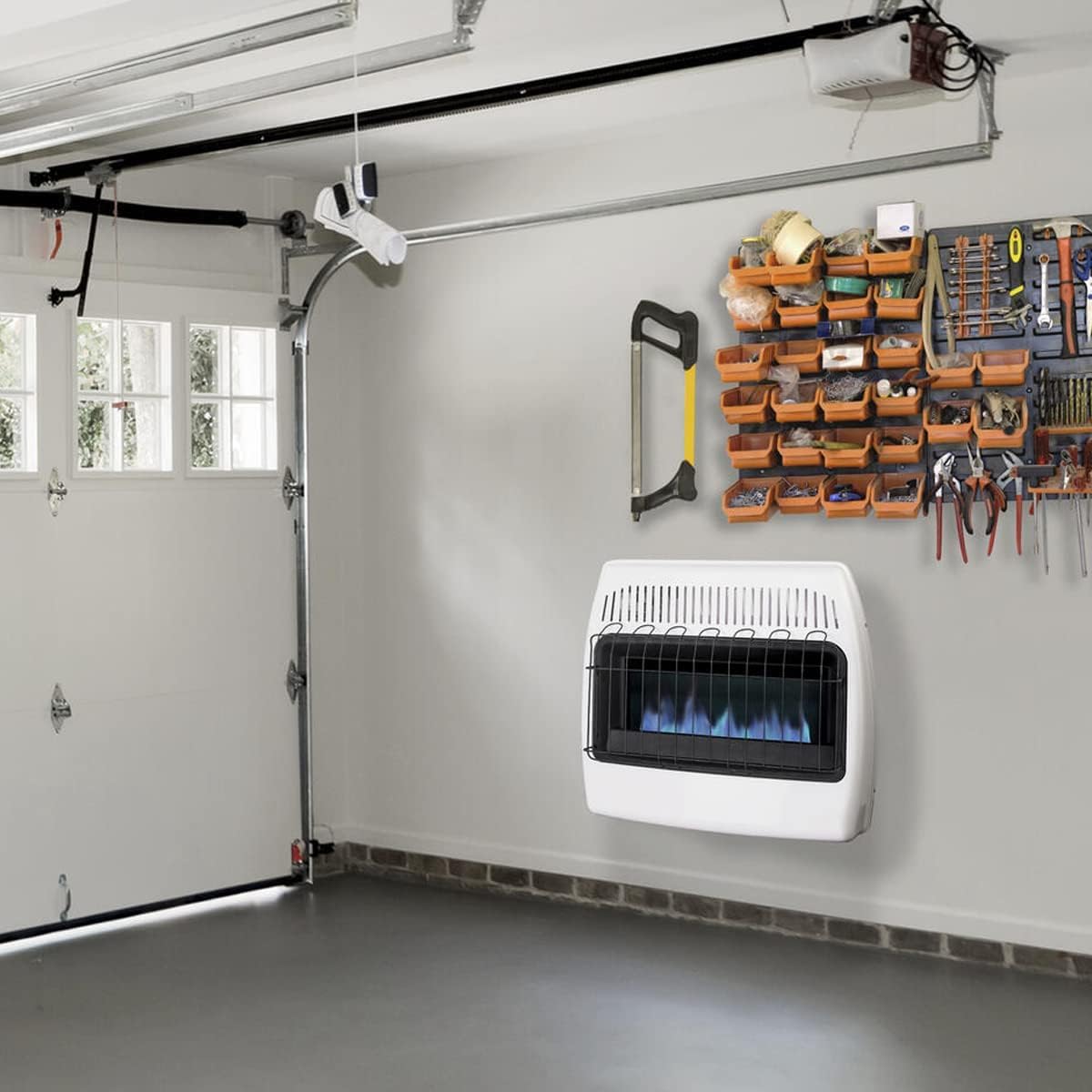 White Propane Natural Gas Wall Heater Q656670