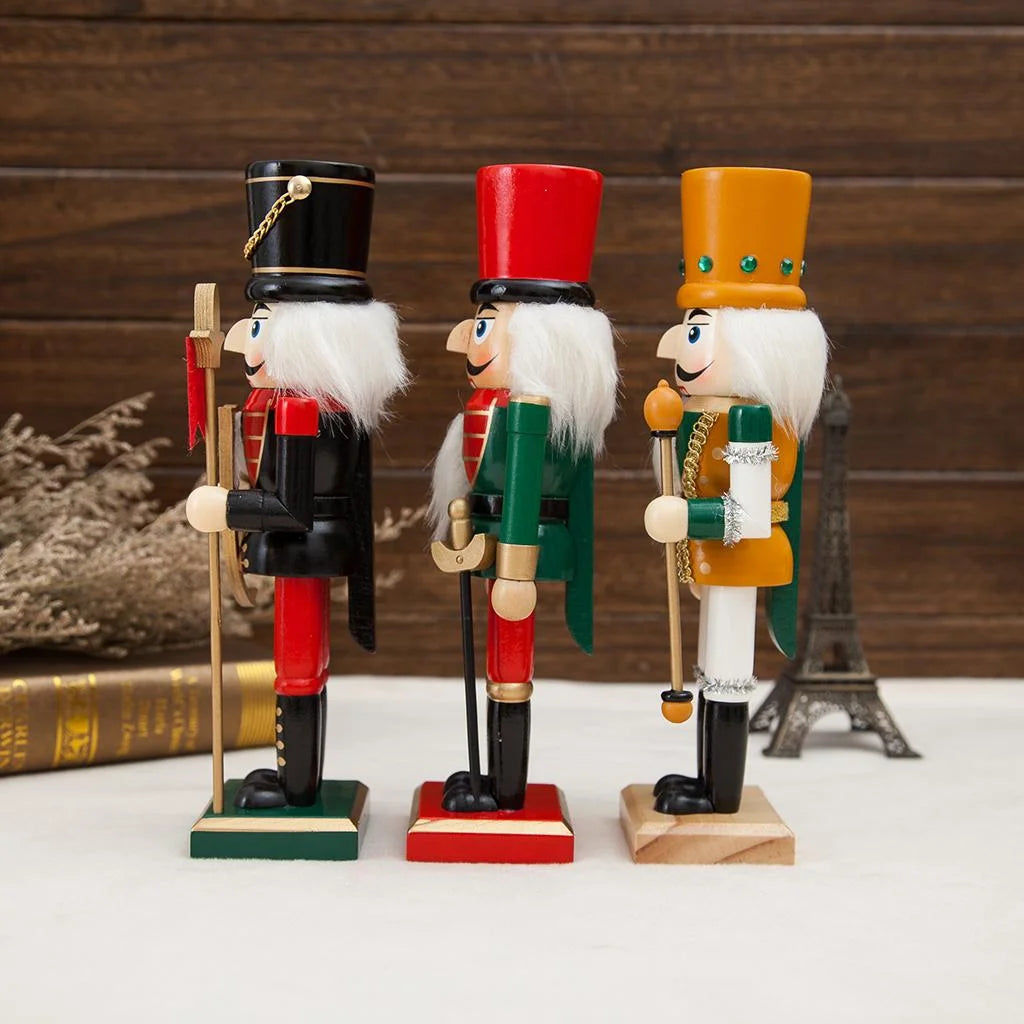 25cm Wooden Nutcracker Christmas Ornaments I626811