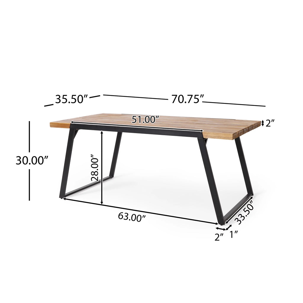 Acacia Wood 3 Piece Picnic Set I197190