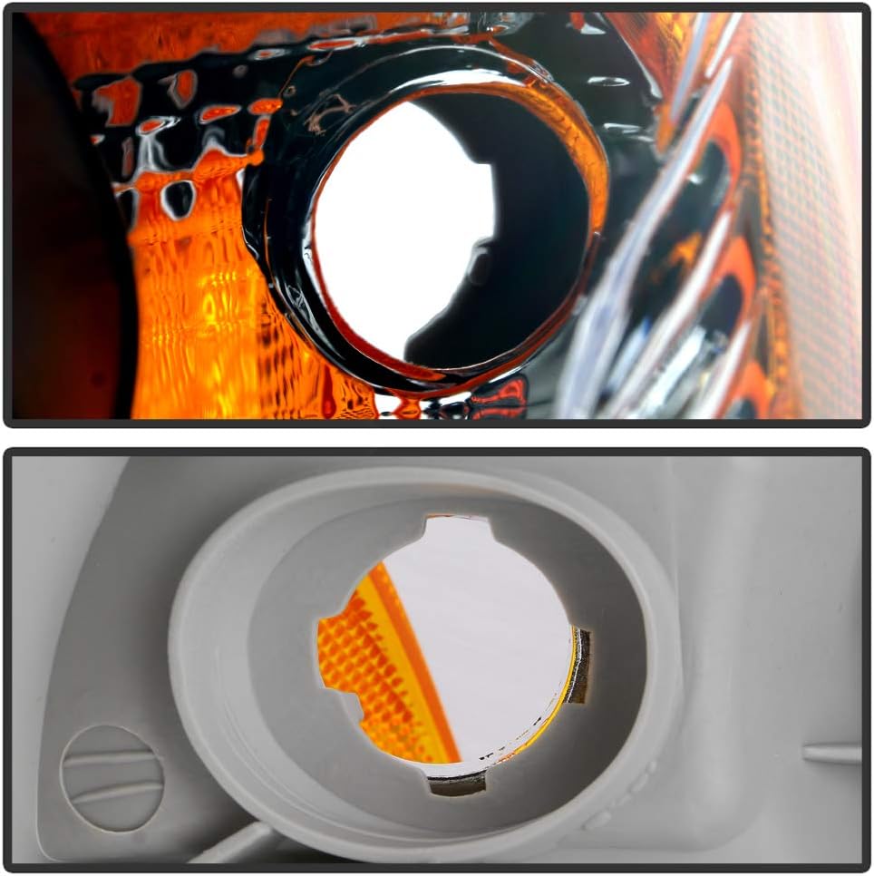 Black Replacement Headlights Driver + Passenger Side A928