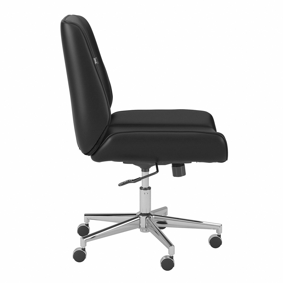 Light Gray Leather Office Chair L157