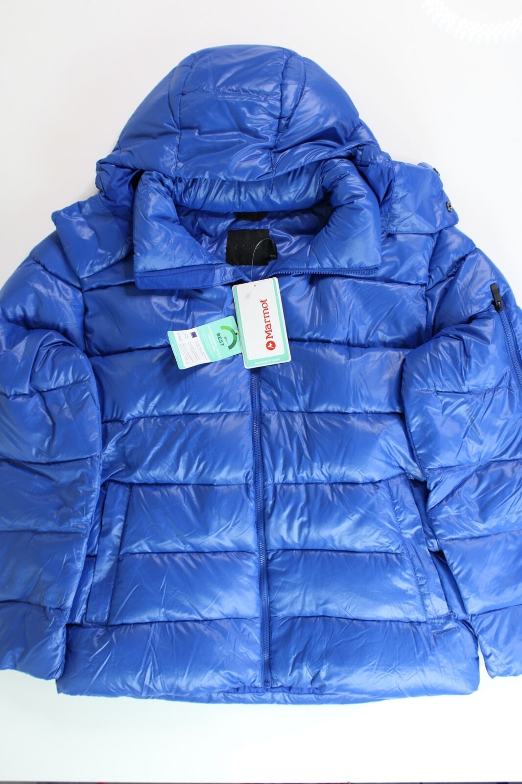 Azure Blue Down Puffer Jacket Z7210