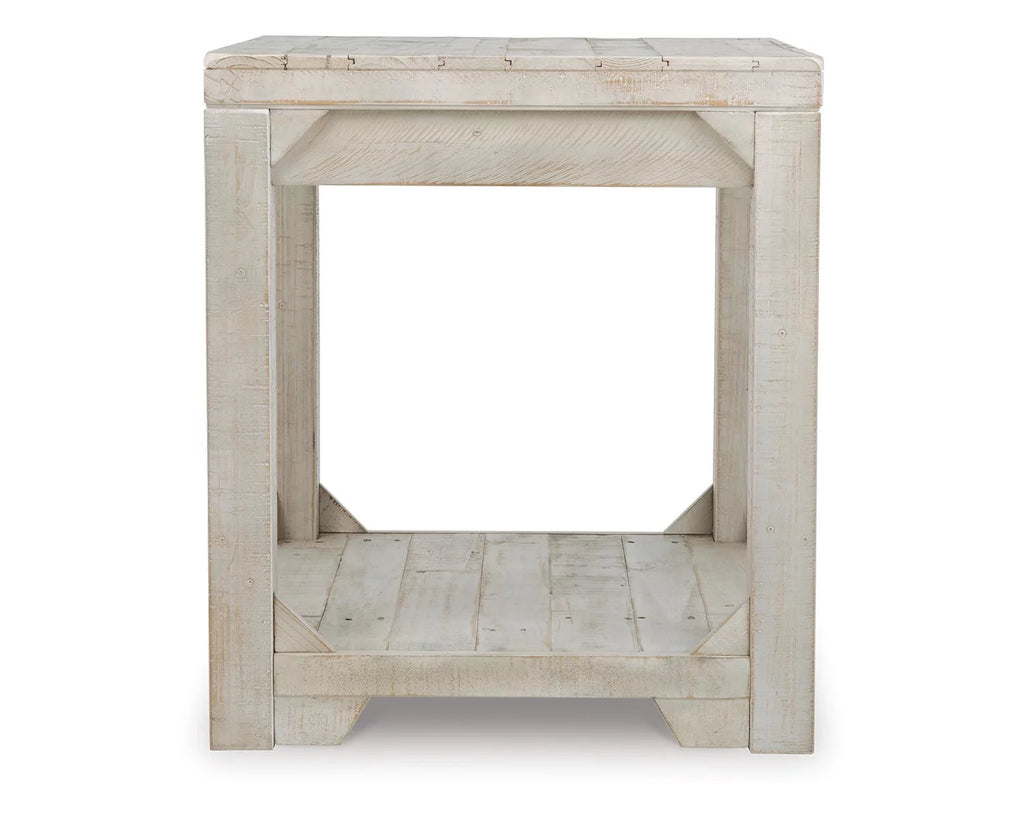 Whitewash End Table F67866