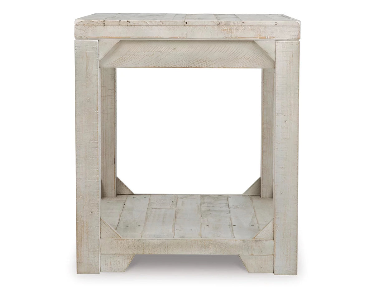 Whitewash End Table F67866