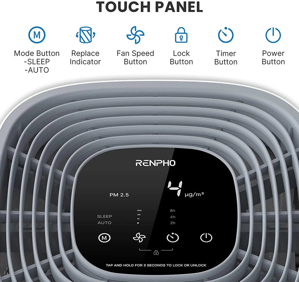 True HEPA Air Purifier White S343308