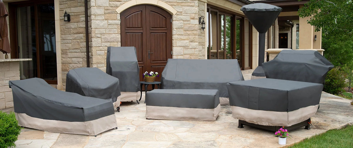 Gray Patio Swing Cover W341