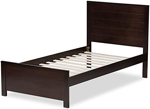 Twin Platform Bed in Espresso H2302