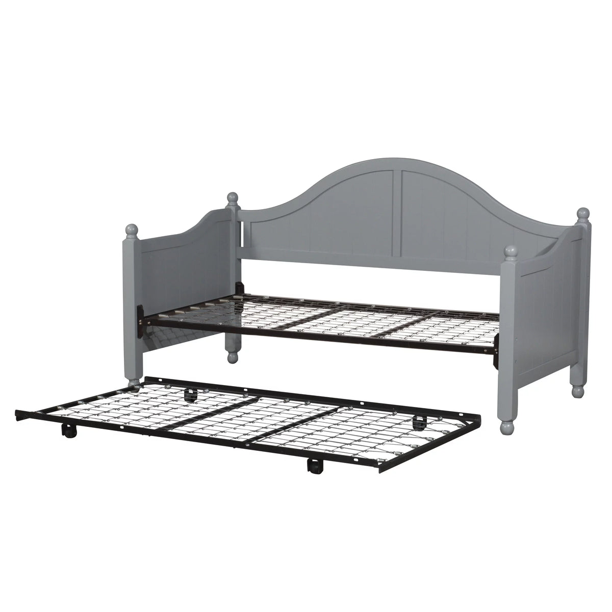 Gray Wood Daybed with Trundle U421