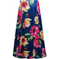 Blue Elastic Waist Maxi Skirt Y2560